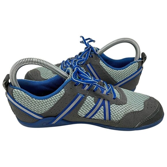 Xero Ipari Prio Size 7 Blue Gre Zero Drop Barefoot Athletic Running Tennis Shoes - Picture 9 of 13
